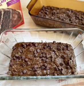 Super Moist Double Chocolate Zucchini Bread (Made with Cake Mix!)