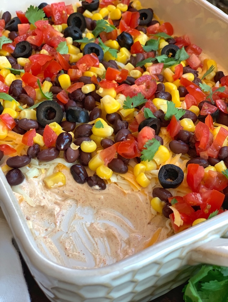 Cold Cream Cheese Taco Dip for Parties 